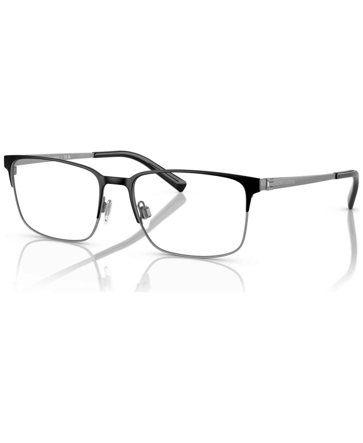 Men's Rectangle Eyeglasses, RL5119 55 - Semi Matte Black, Gunmetal