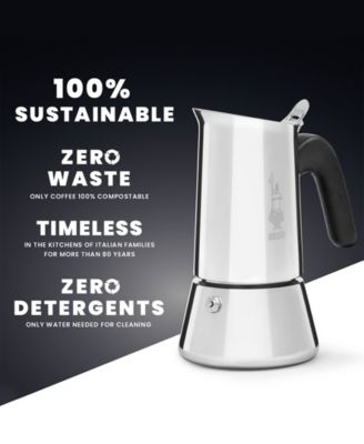 Venus 6 Cup Stainless Steel Coffeemaker - 7.9 oz
