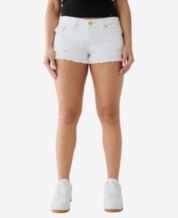 White true clearance religion shorts womens