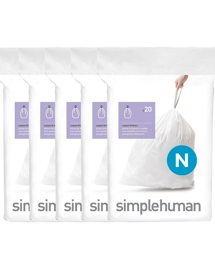 simplehuman Code N Custom Fit Liners, Pack of 100 Macy's