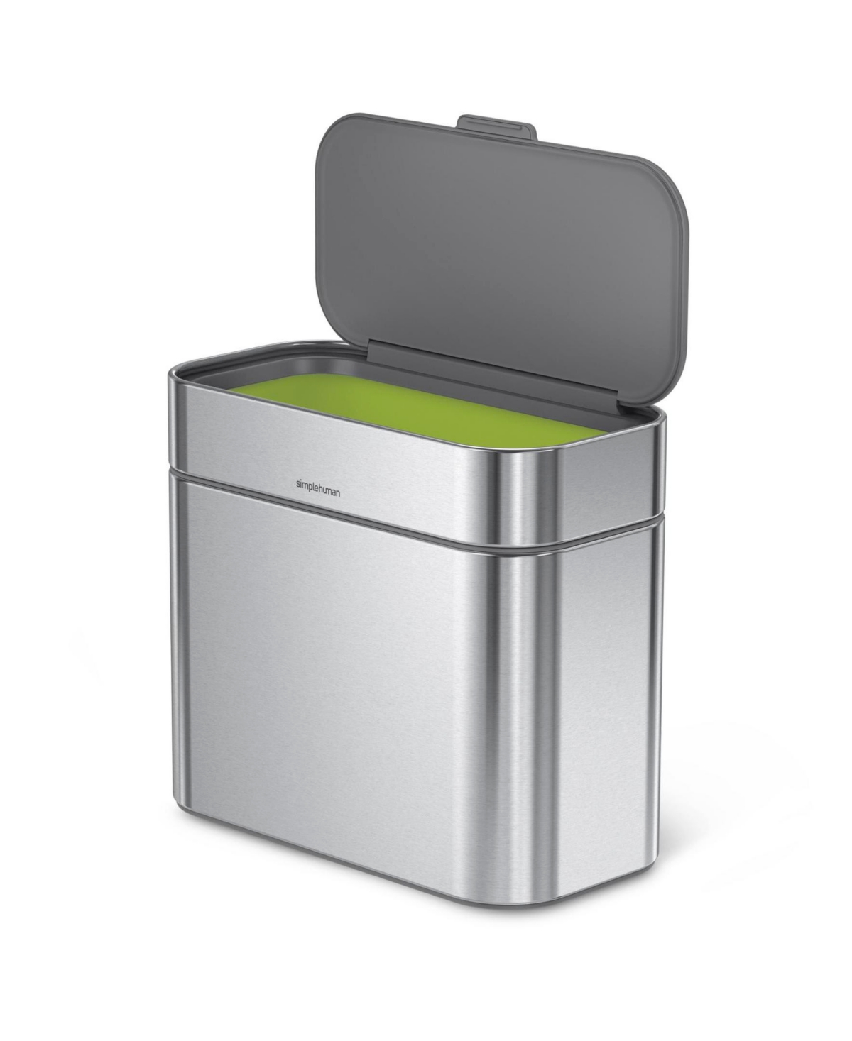 Compost Caddy, 4 Liter - Brushed Stainless Steel