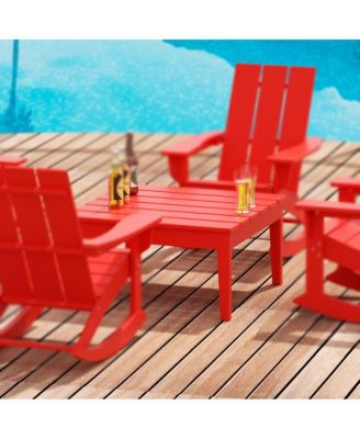 Outdoor Patio Modern Adirondack Coffee Table