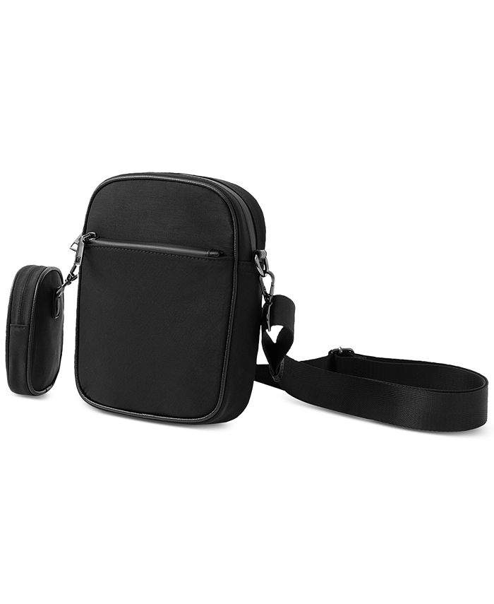 Alfani Men's Nylon Zip Messenger Bag, Created for Macy's Macy's