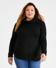 Macy's womens plus size sweaters best sale
