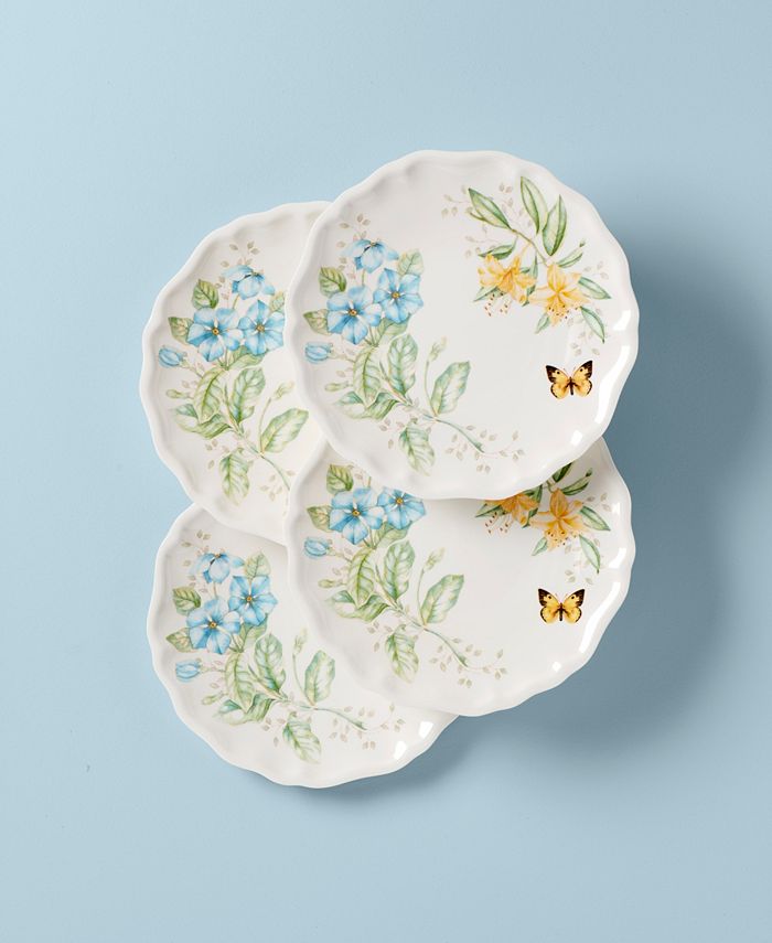 Lenox Butterfly Meadow Set of 4 Melamine Dinner Plates Macy's