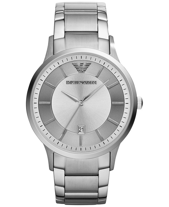 Emporio Armani Men s Stainless Steel Bracelet Watch 43mm AR2478