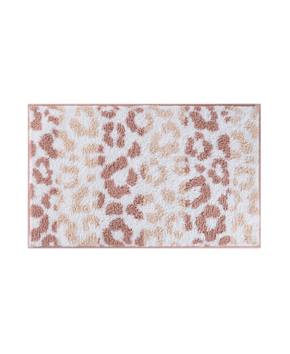 Juicy Couture Ombre Leopard 17" X 24" Bath Rug In Pink
