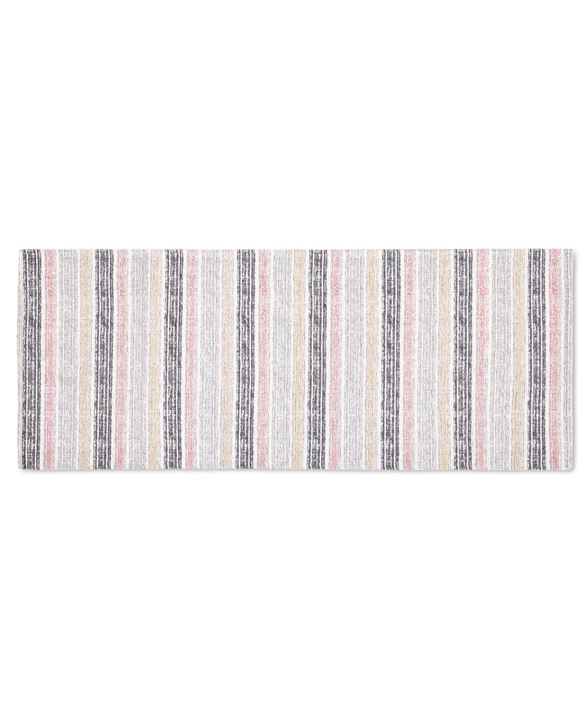 Martha Stewart Stella Stripes 1'8" X 4'2" Area Rug In Gray