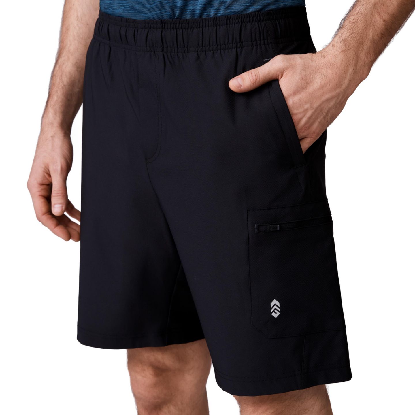 Мужские шорты Free Country Tech Stretch Short II, цвет: Чёрный — фото 10