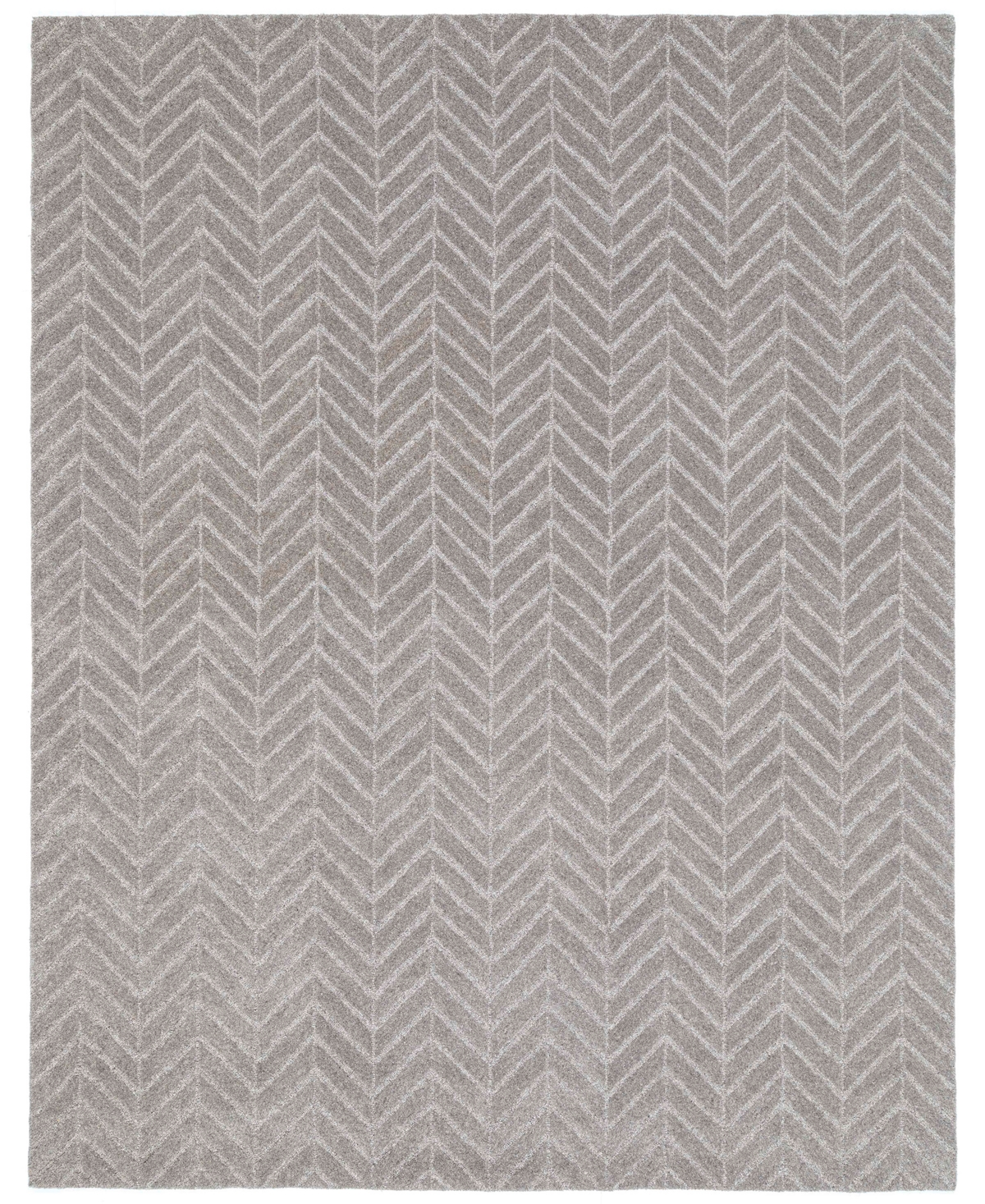 NuStory Essential Herringbone 7'6in x 9'6in Area Rug - Gray