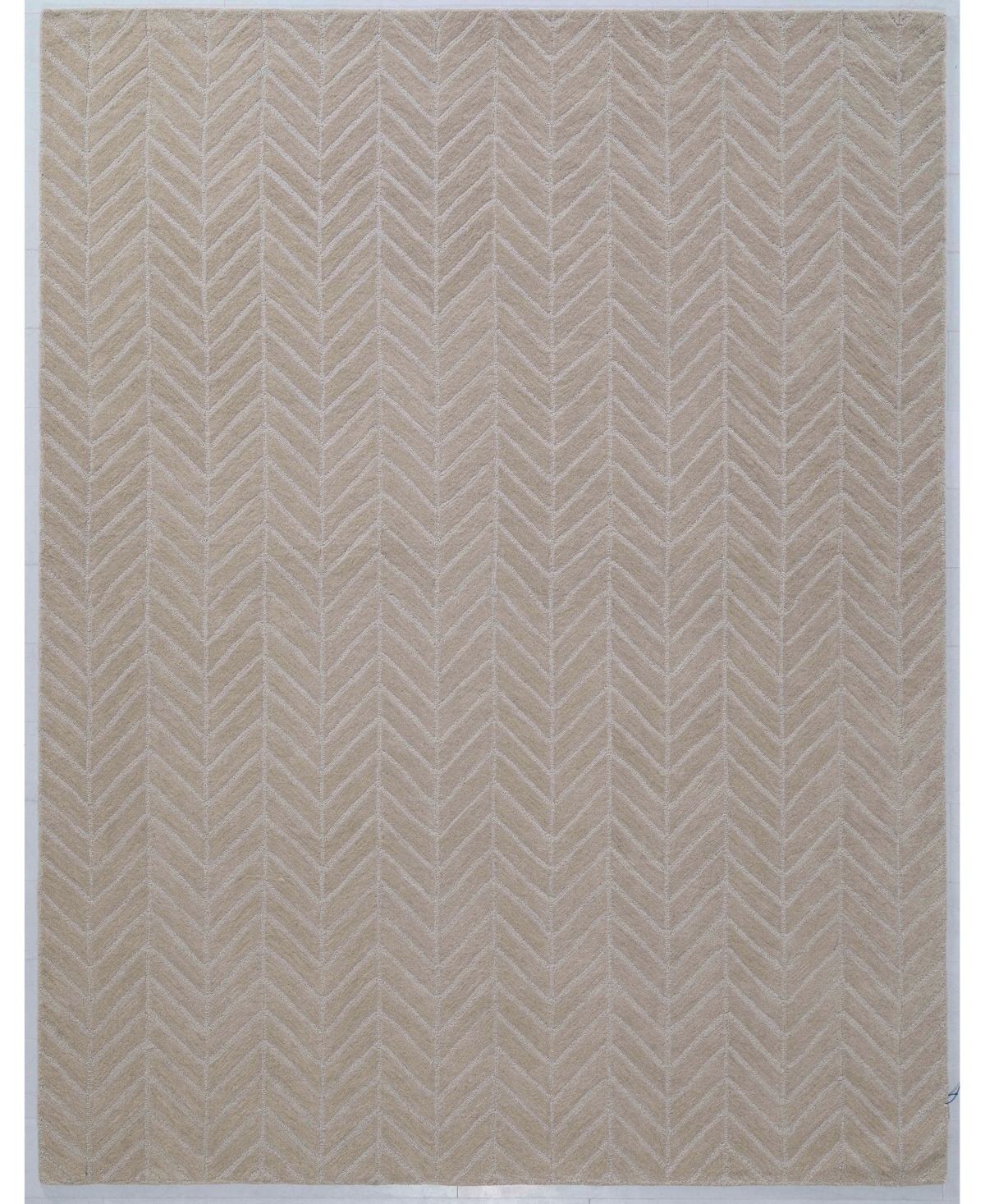 NuStory Essential Herringbone 7'6in x 9'6in Area Rug - Ivory