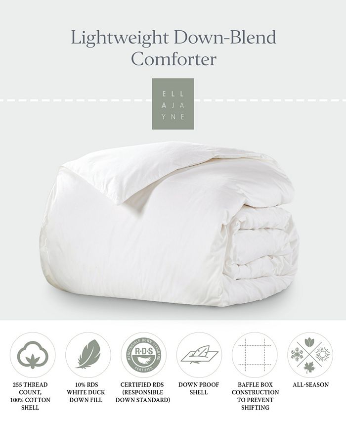 Ella Jayne Lightweight DownBlend Comforter, Twin Macy's