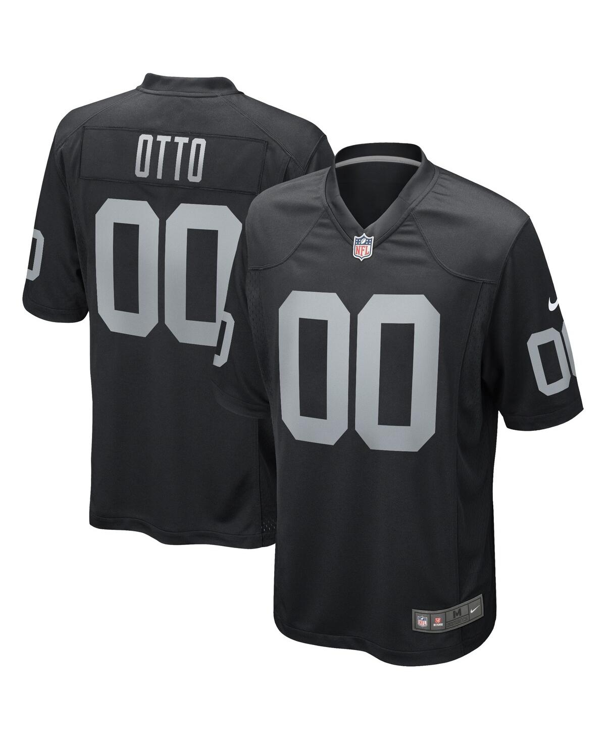 Men's Nike Jim OttoLas Vegas Raiders Game Retired Player Jersey - Black