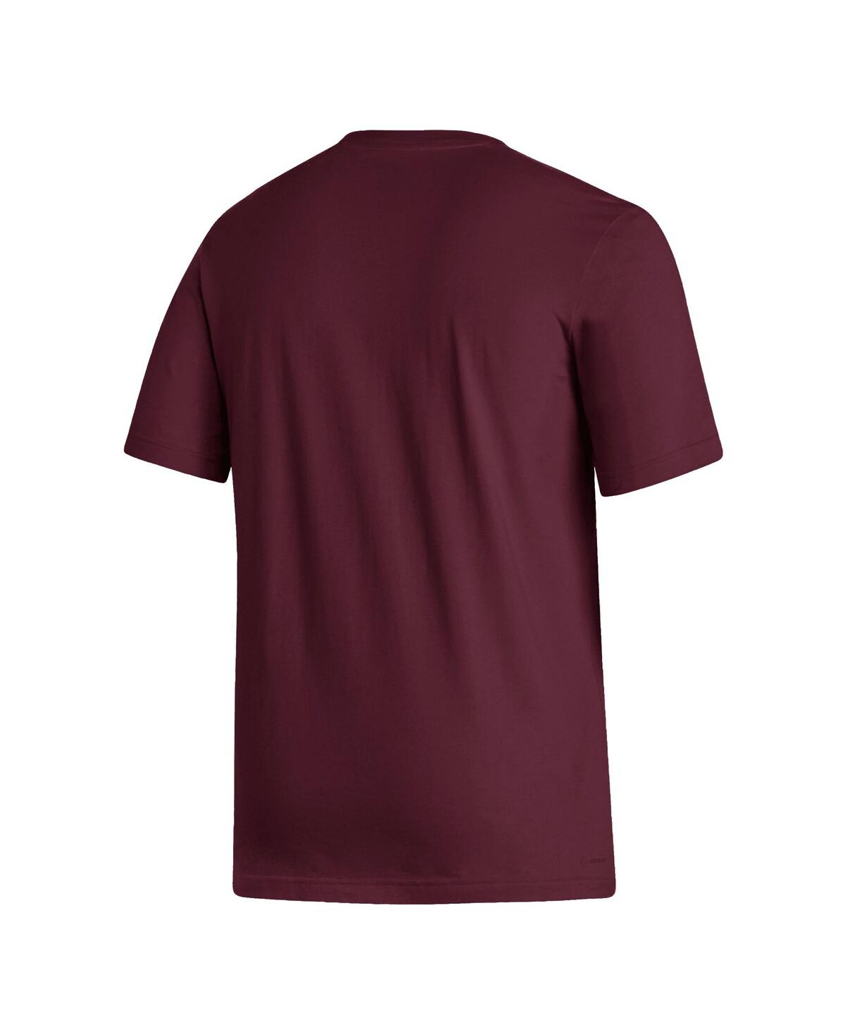 Men's adidasArizona State Sun Devils Locker Lines Baseball Fresh T-shirt - Maroon