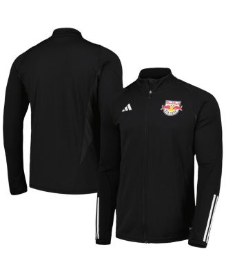 Men's Black New York Red Bulls 2023 On-Field AEROREADY Full-Zip Training Top