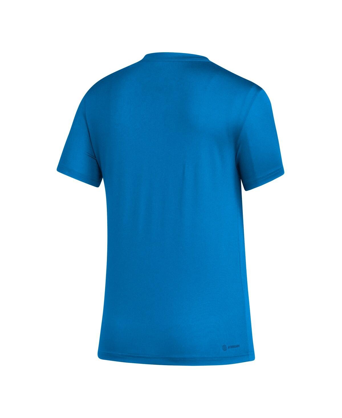 Women's adidasCharlotte Fc Aeroready Club Icon T-shirt - Blue