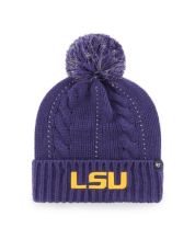 Men's Top of the World Gray LSU Tigers Alp Cuffed Knit Hat