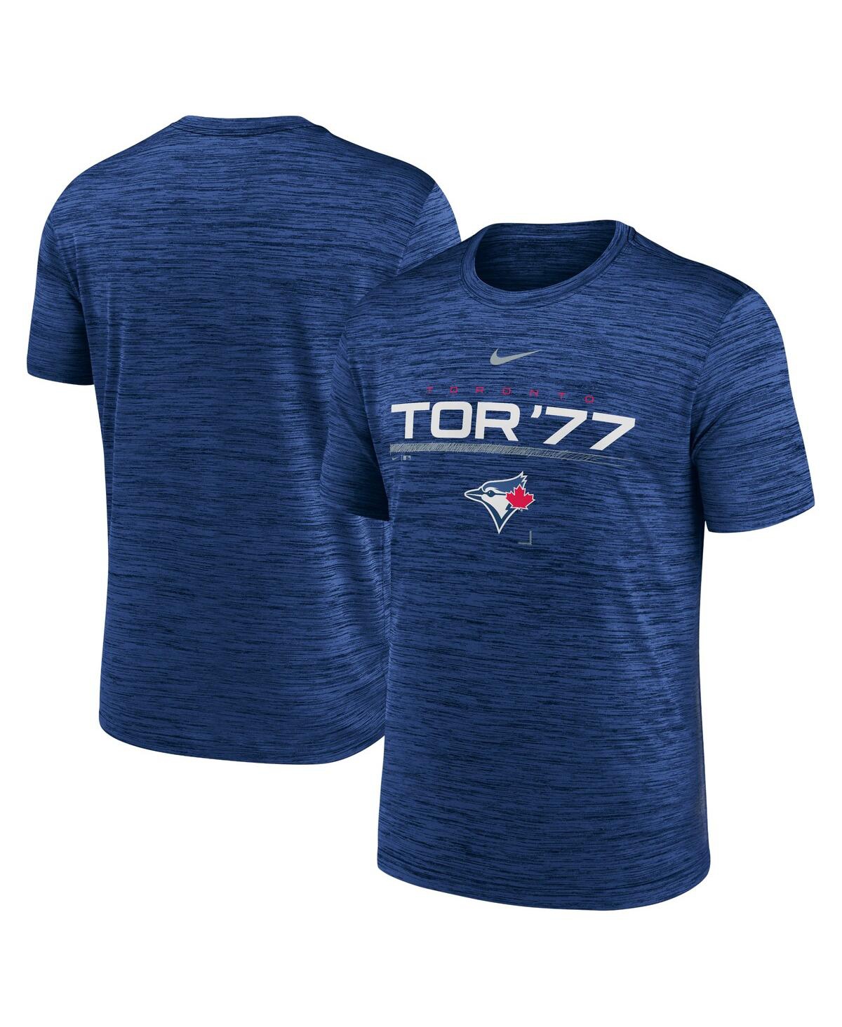 Men's NikeToronto Blue Jays Wordmark Velocity Performance T-shirt - Royal