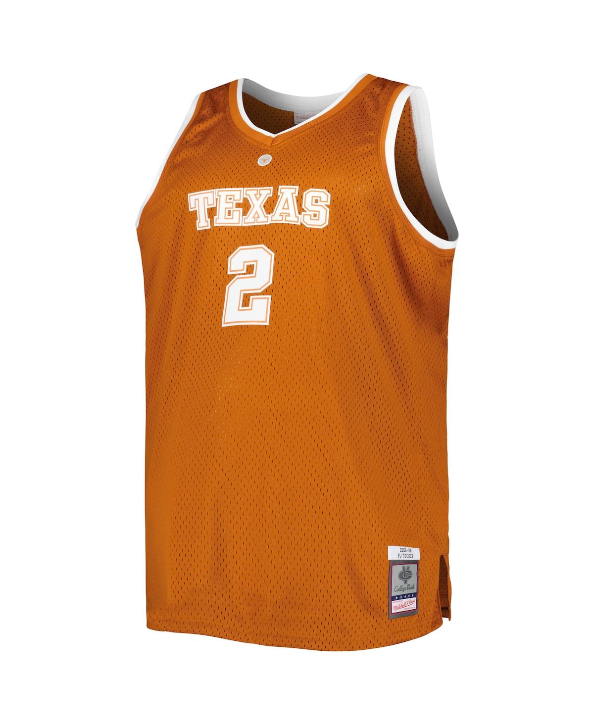 Men's Mitchell & Ness Pj TuckerTexas Longhorns Big and Tall Swingman Jersey - Texas Orange