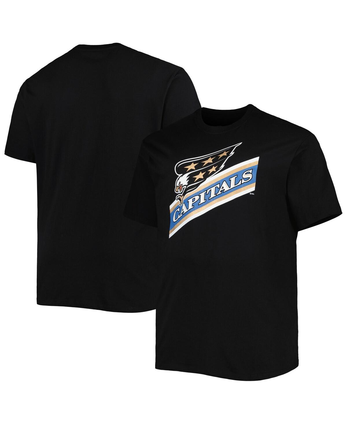 Shop Fanatics Men's  Black Washington Capitals Big And Tall Special Edition 2.0 T-shirt