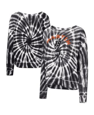 Women's Black Martin Truex Jr Punt Tri-Blend Long Sleeve T-shirt