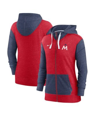 Women's Red Minnesota Twins Full-Zip Hoodie