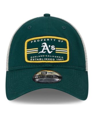 Men's Green Oakland Athletics Property Trucker 9TWENTY Snapback Hat