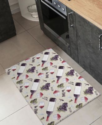 Kendall Kitchen Washable KE14 1'8" x 2'6" Area Rug