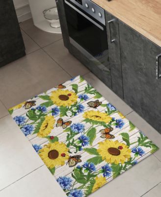 Kendall Kitchen Washable KE16 1'8" x 2'6" Area Rug