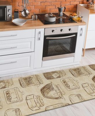 Kendall Kitchen Washable KE18 Area Rug