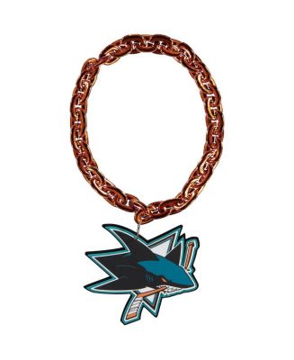 Men's and Women's Orange San Jose Sharks Team Logo Fan Chain - Macy's