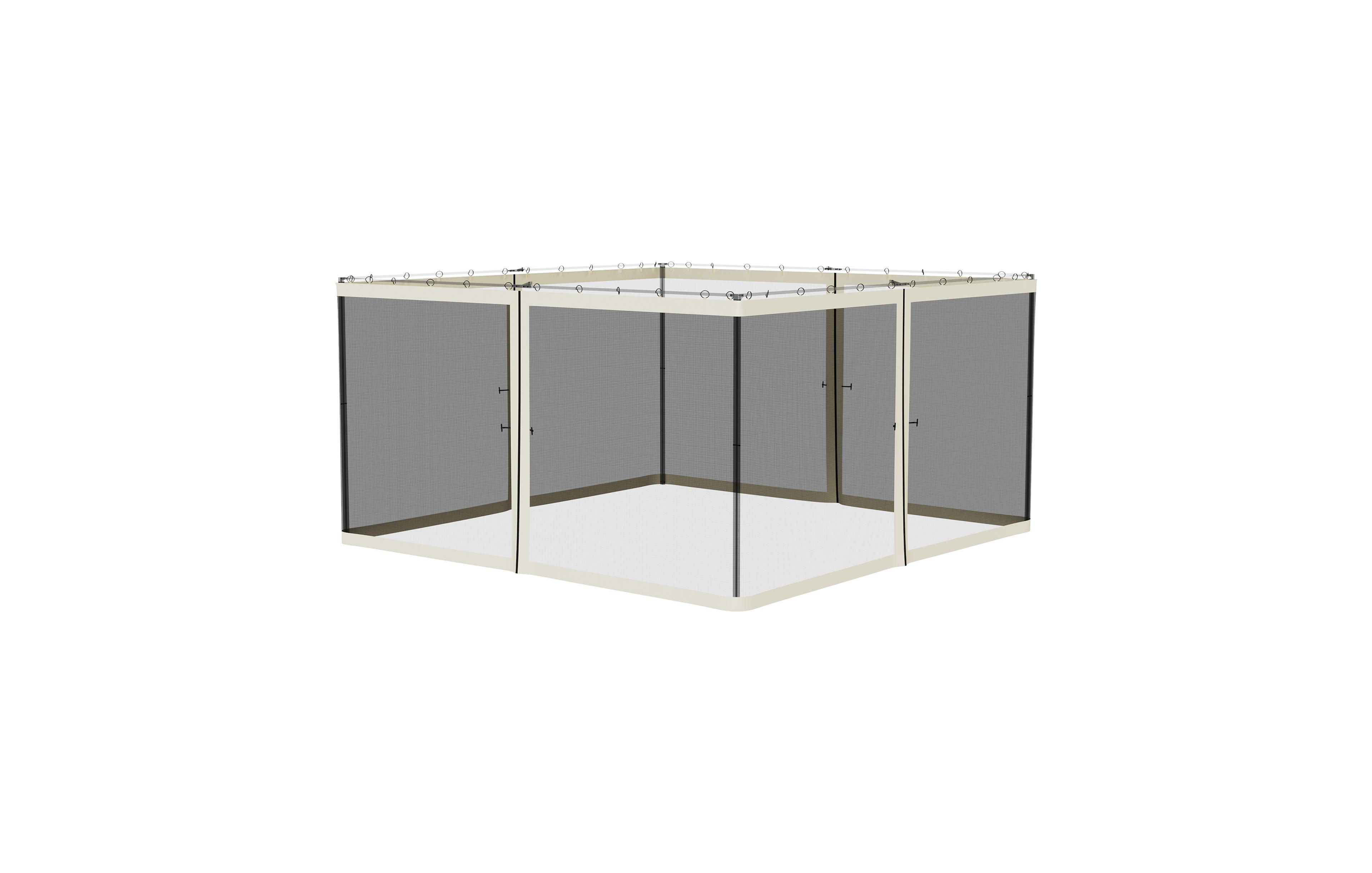 Outsunny 13' x 13' Replacement Netting for Patio Gazebo,