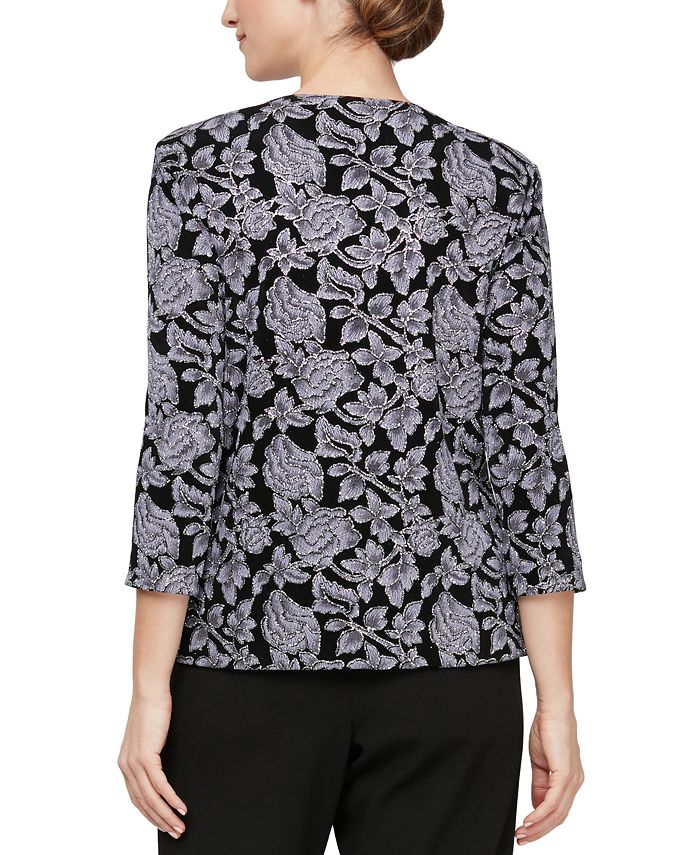 Alex Evenings Women's FloralPrint Jacket & Top Macy's