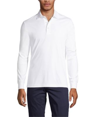Men's Long Sleeve Cotton Supima Polo Shirt
