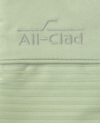 Ribbed Silicone Cotton Twill Oven Mitt, Set of 2