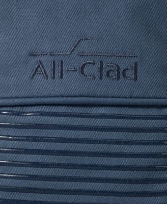 Ribbed Silicone Cotton Twill Oven Mitt, Set of 2