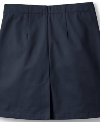 Big Girls Plus School Uniform Blend Chino Skort Above Knee