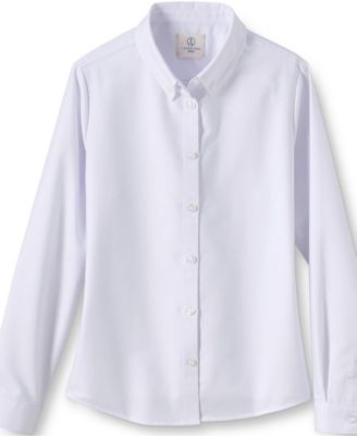 Little Girls Long Sleeve Oxford Dress Shirt