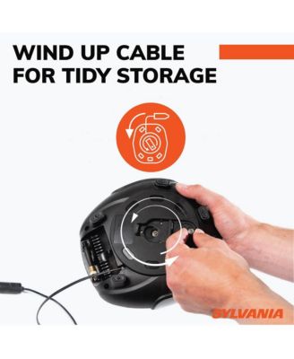 Digital Auto-Stop Tire Inflator with LED Display and Multi-Use Adapters