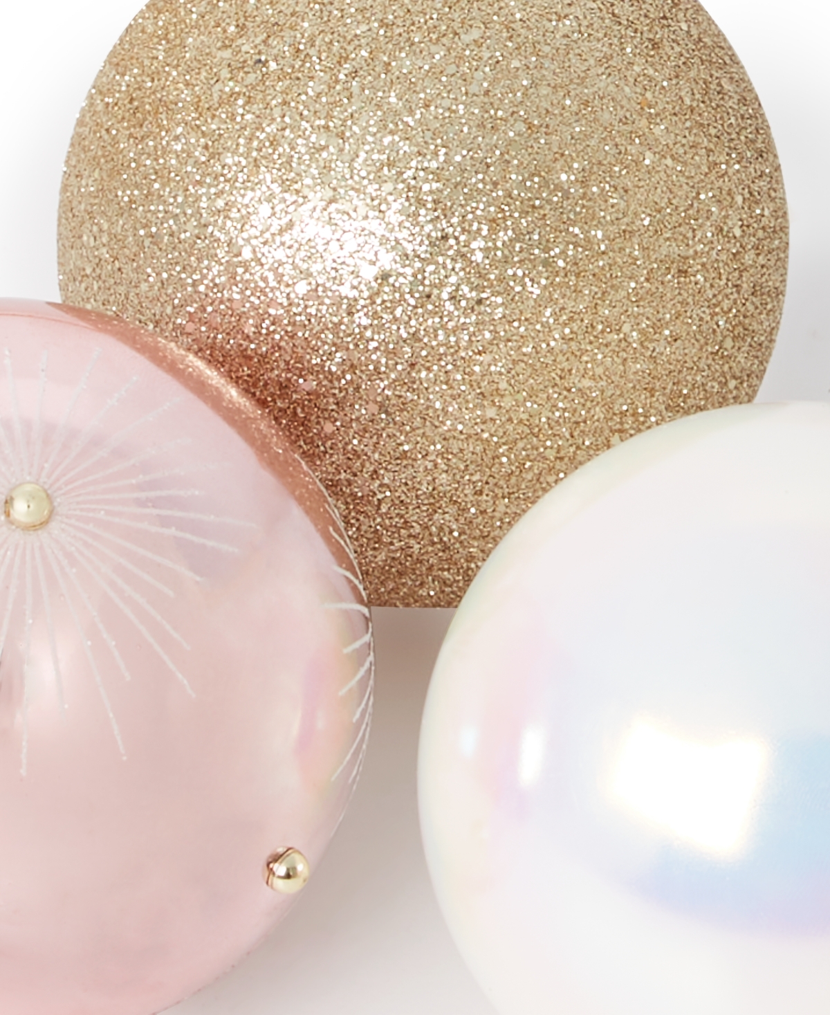 Holiday Lane Shimmer and Light Plastic Ornaments, Set of 100, Created for  Macy's - Macy's