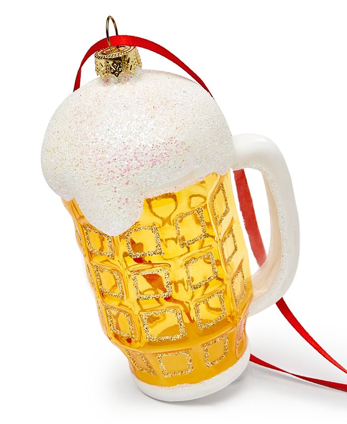 Holiday Lane Foodie Wine & Spirits Beer Mug Ornament, Created for Macy