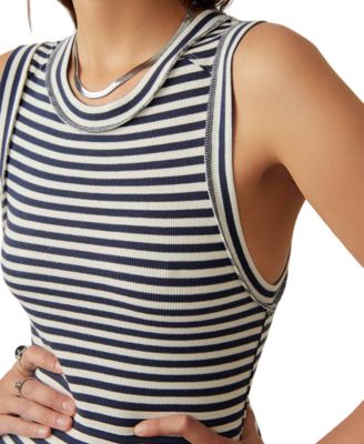 Women's Kate Striped Sleeveless Tee