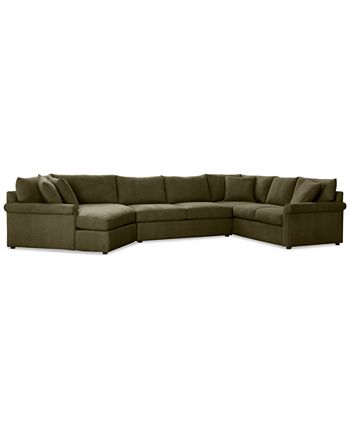 Sofa with chaise and cuddler deals