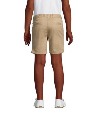 Little Girls School Uniform Stretch Stretch Chino Bermuda Shorts