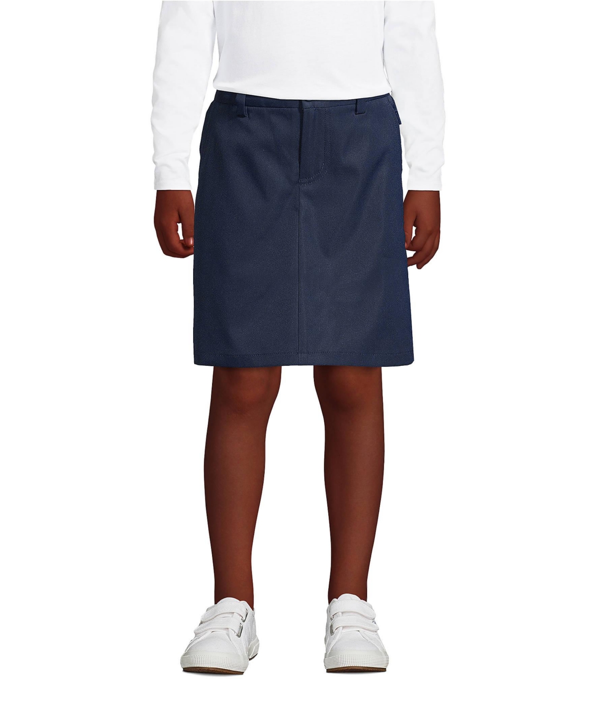 Lands' End Little Girls Active Chino Skort Top of the Knee