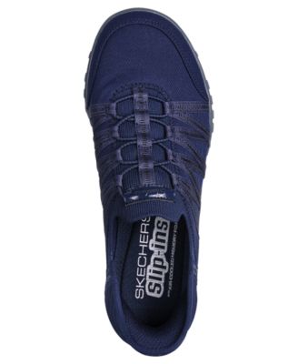 Women's Slip-Ins-Relaxed Fit- Breathe-Easy - Roll with Me Slip-On Casual Sneakers from Finish Line