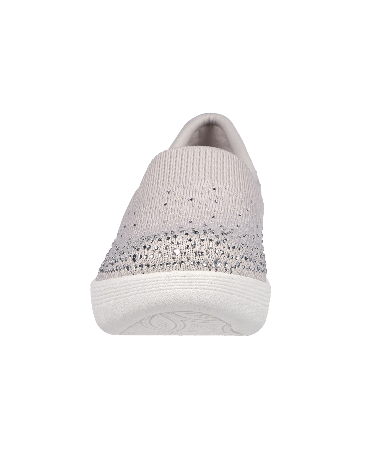 Shop Skechers Martha Stewart X  Women's Pier-lite: Reflection Slip-on Wedge Shoes From Finish Line In Light Gray,silver