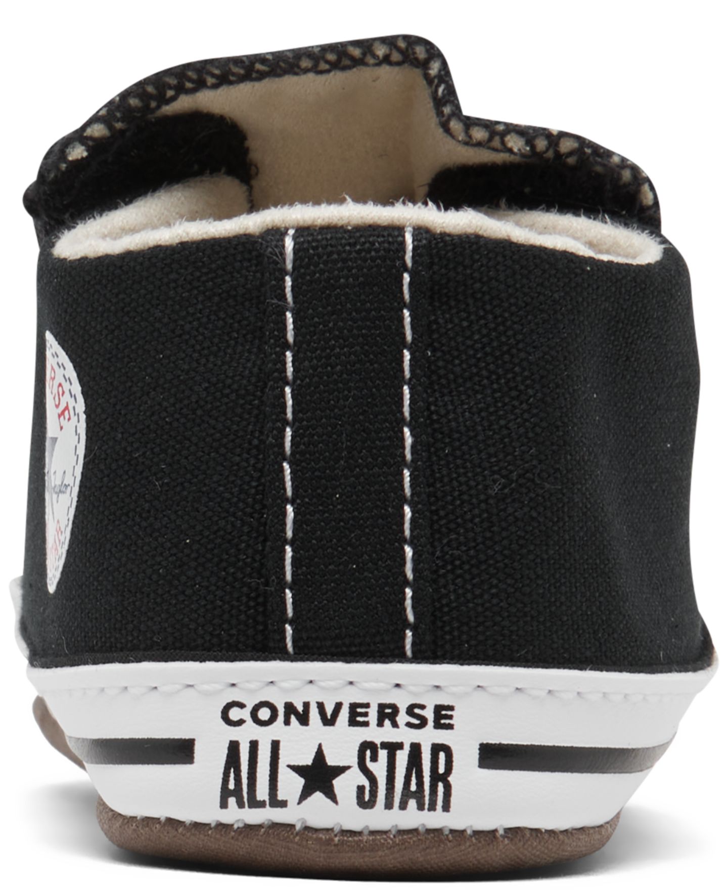 Ботинки Converse Chuck Taylor All Star Cribster Crib Booties from Finish Line для малышей, цвет: Чёрный — фото 3