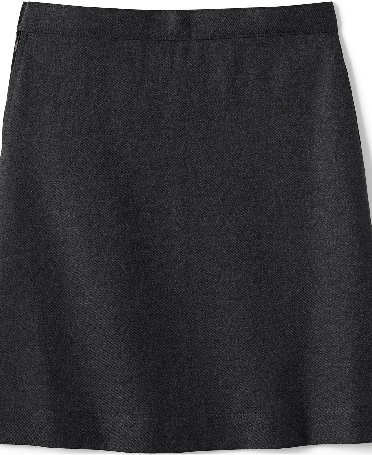 Lands' End Big Girls School Uniform Solid A-line Skirt Below the Knee