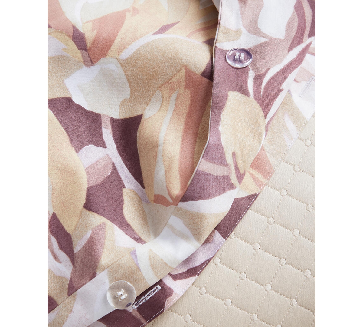 Last Act! Charter Club Damask Designs Magnolia Cotton 3-Pc. Duvet Cover Set, King, Exclusively at Macy's